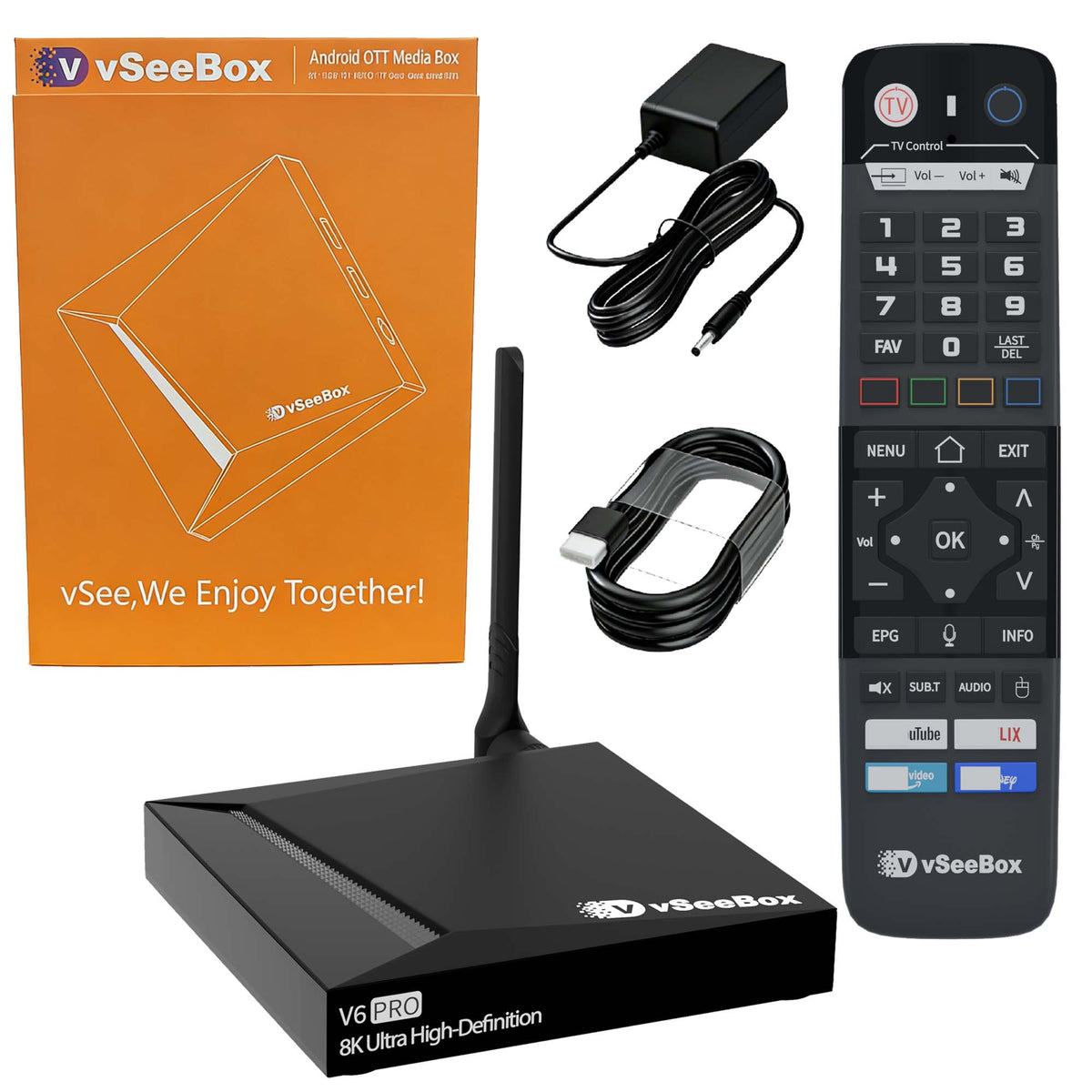 vSeeBox V6 Pro Wholesale (20x Units)