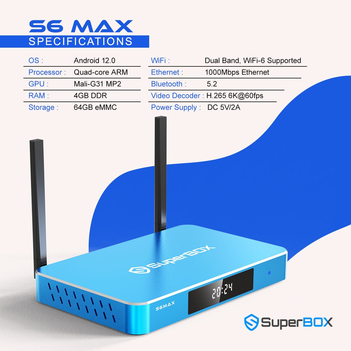SuperBox S6 Max Wholesale